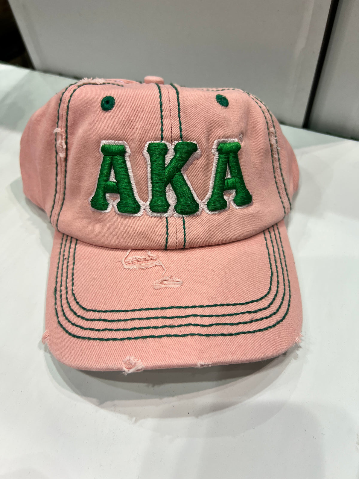 AKA Pink & Green Hat