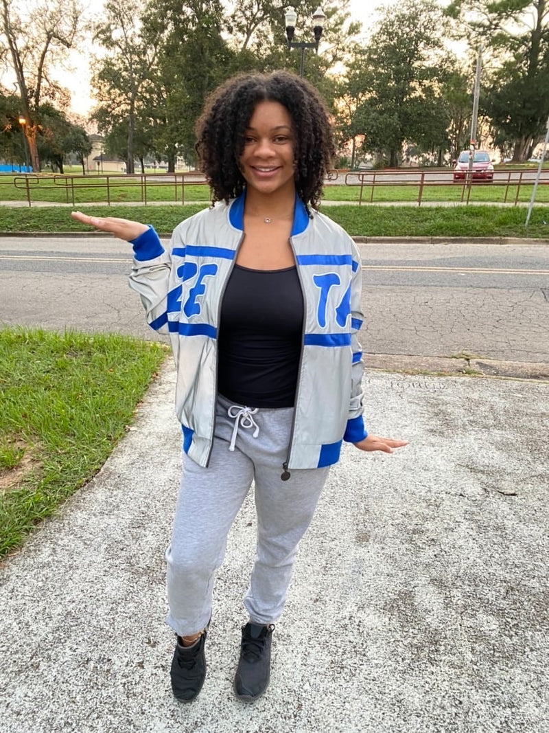 Zeta Phi Beta Reflective Bomber Jacket