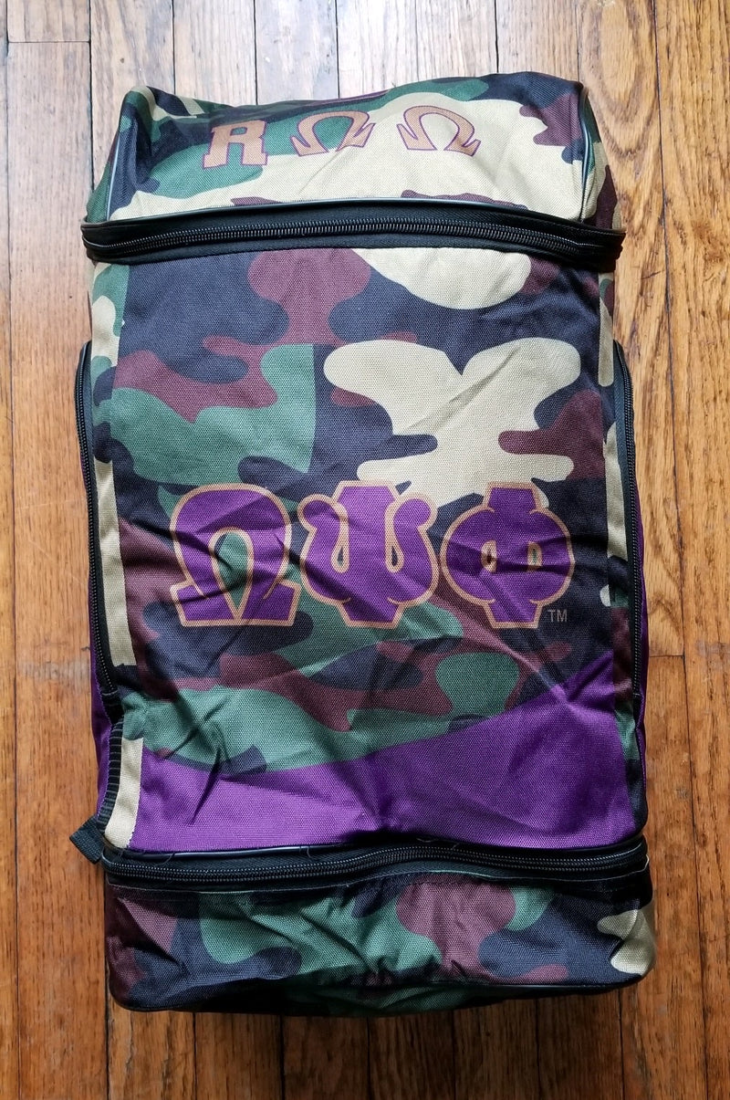 Omega Psi Phi Camo Backpack