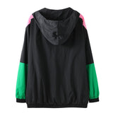 AKA Black Half Zip Windbreaker Jacket Read Description