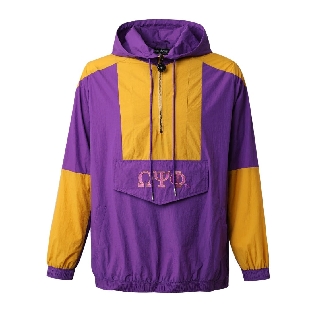Omega Psi Phi Half Zip Windbreaker Jacket