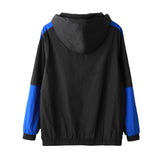 Zeta Black Half Zip Windbreaker Jacket