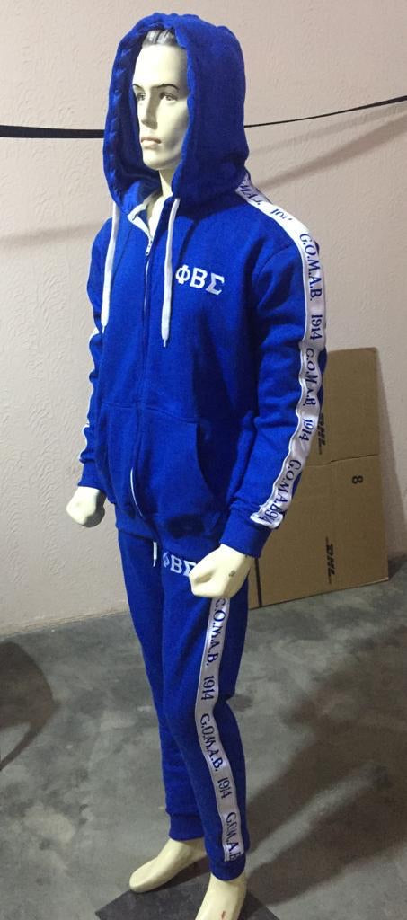 Blue Phi Beta Sigma Tapered Jacket