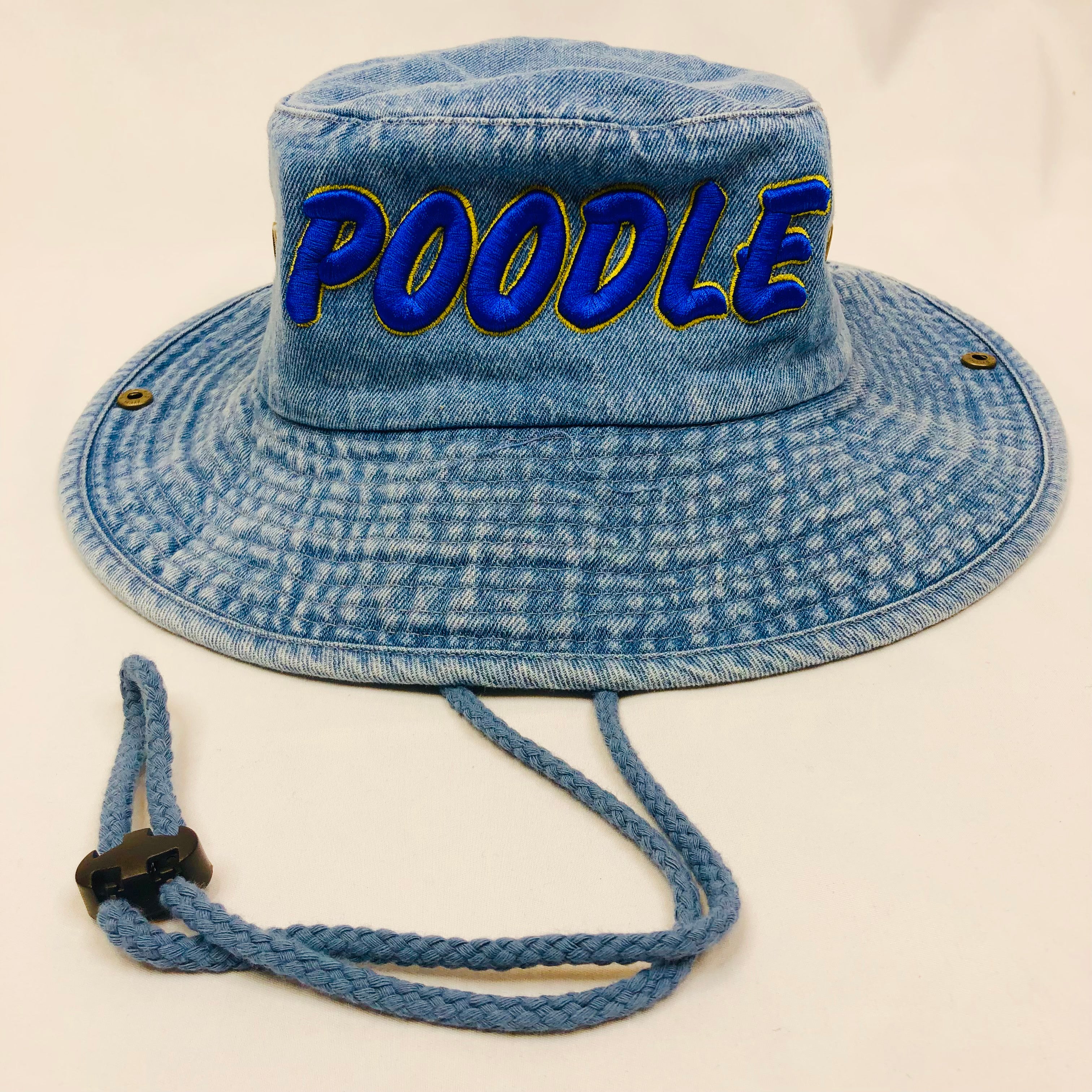 Poodle Denim Boonie Hat