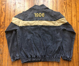 Alpha Black Washed Denim and Suede Jacket