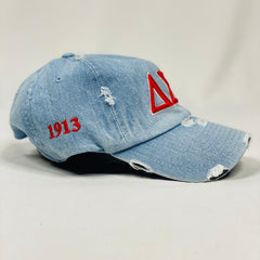 Delta Sigma Theta Light Denim Hat