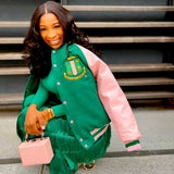 AKA Wool and Leather Letterman Jacket
