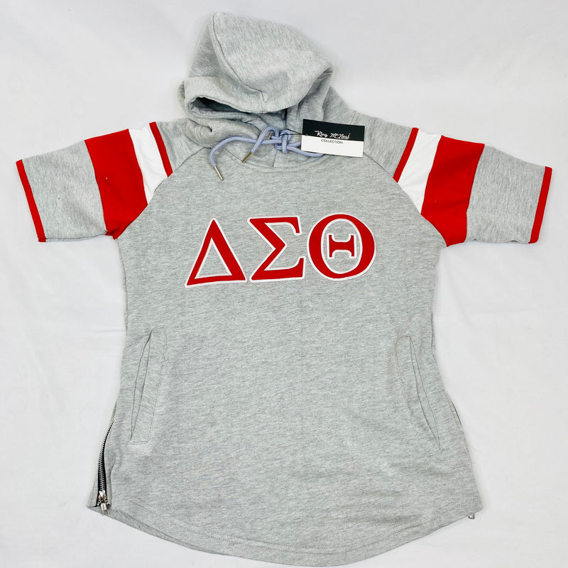 Delta Grey SS Hoodie