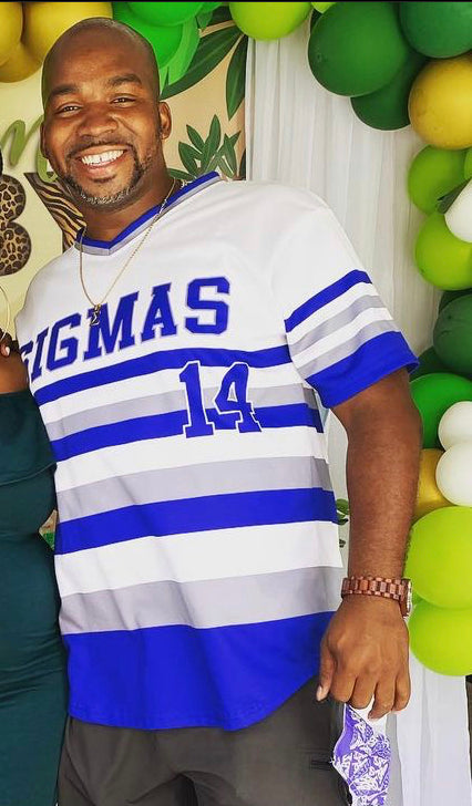 Phi Beta Sigma Stripped Baseball Jersey