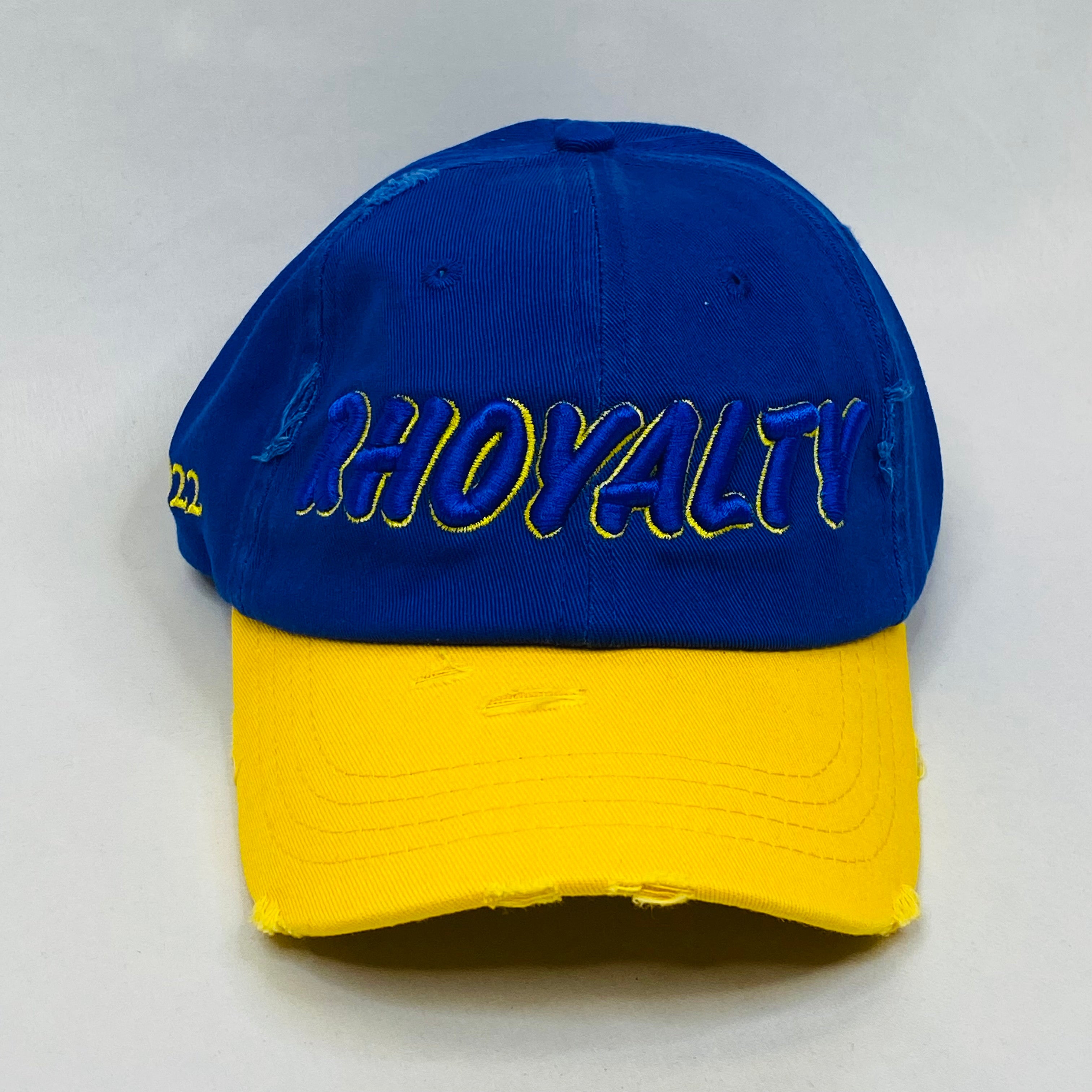“RHOYALTY” SGRho Royal Blue & Yellow Gold Hat