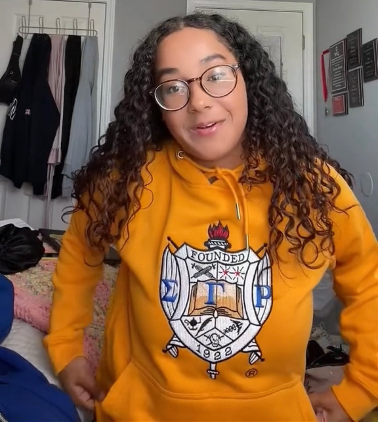 SGRho Gold Crest Premium Hoodie