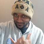 Alpha Grey Beanie Hat