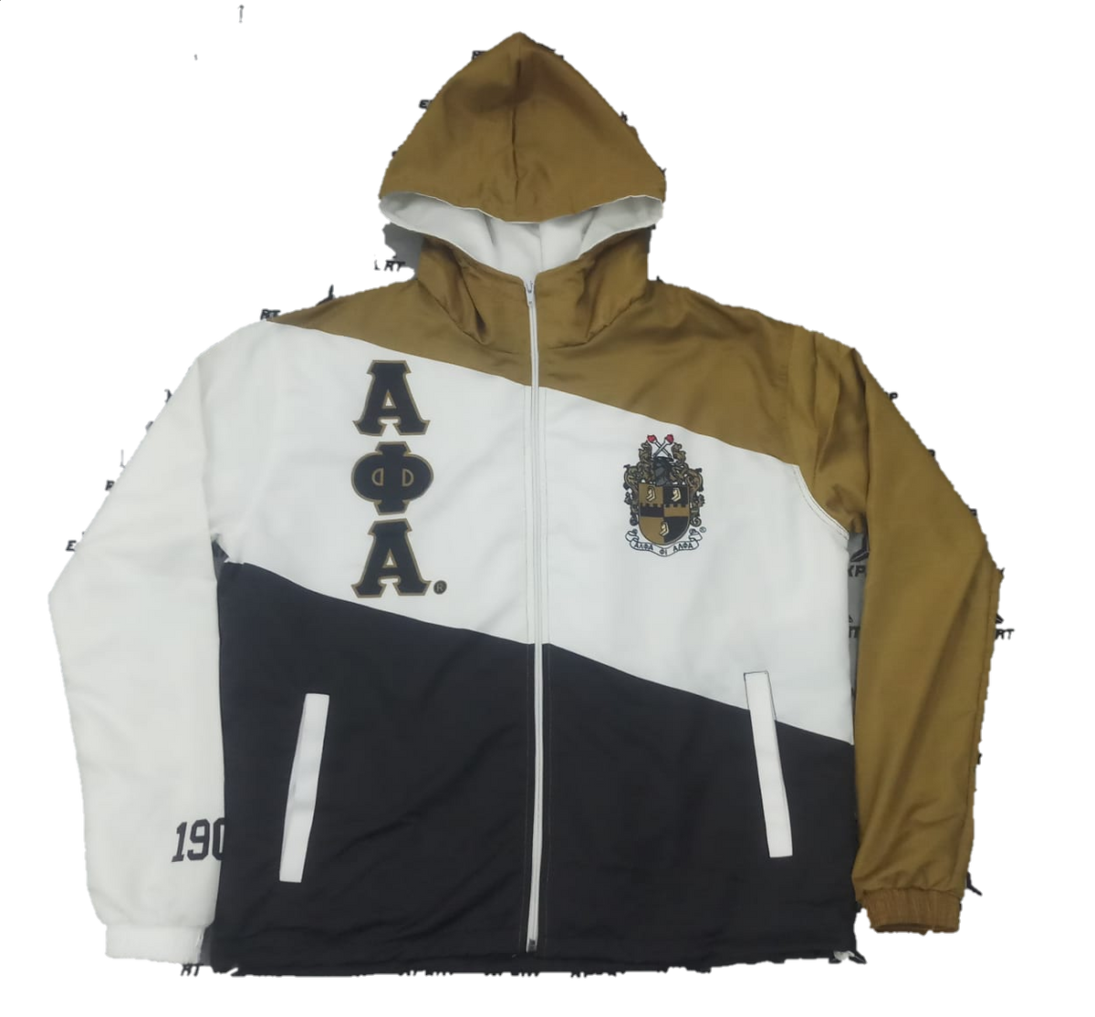 Alpha Striped Windbreaker Jacket