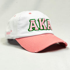 AKA White/Pink Hat