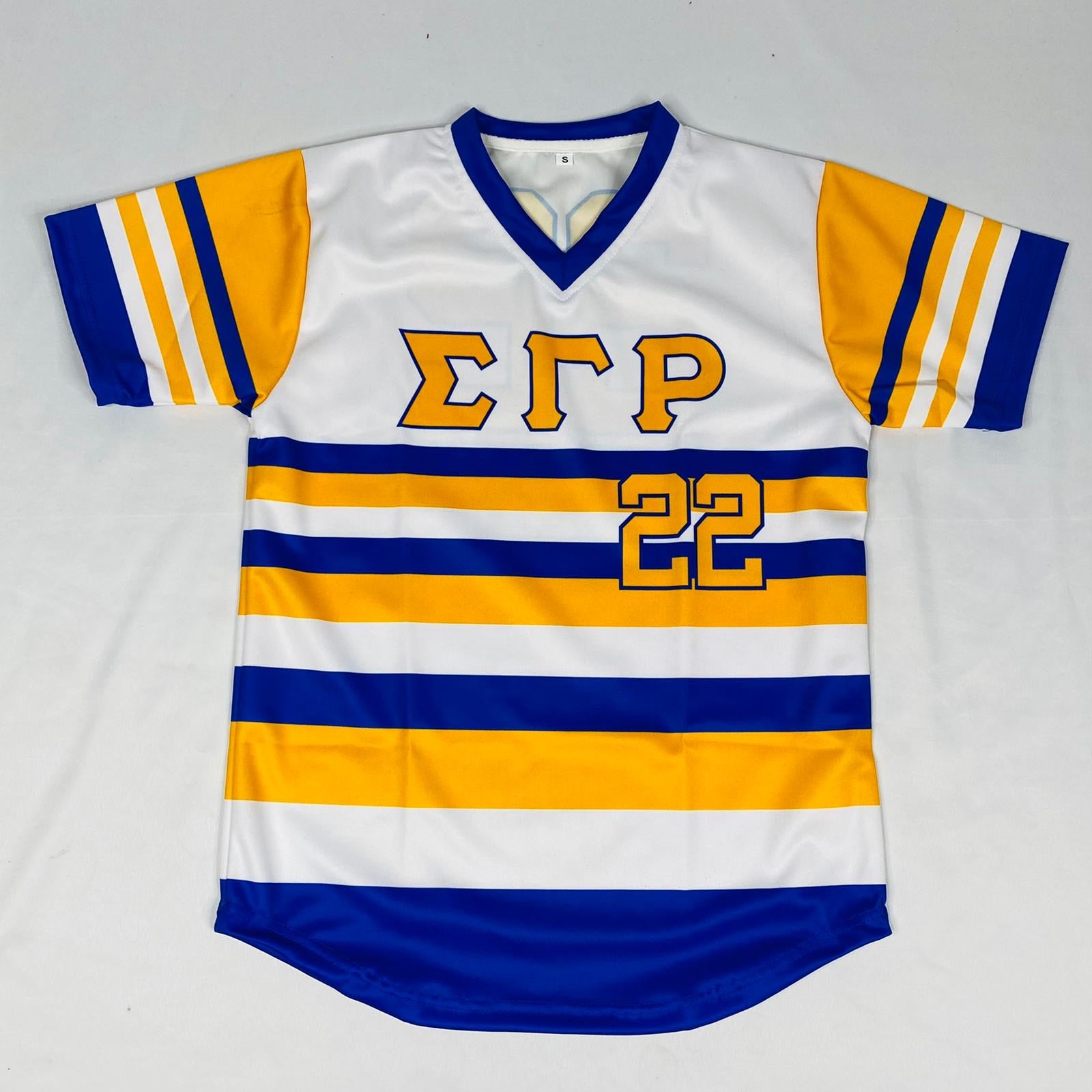 Sigma Gamma Rho Striped Baseball Jersey