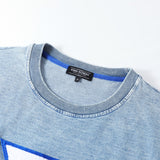 Sigma Denim Chenille Crewneck