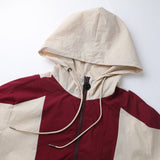 Kappa Krimson/Kream Half Zip Windbreaker Jacket