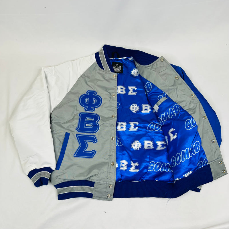Grey Sigma Bomber Jacket