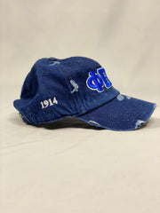 Dark Denim Phi Beta Sigma dad hat