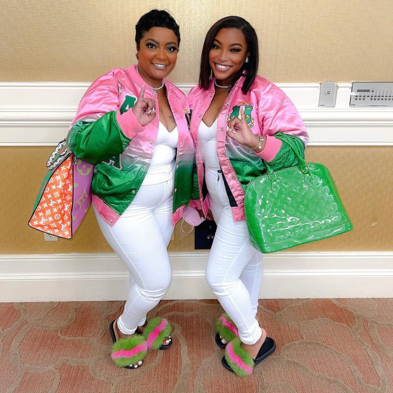 Alpha Kappa Alpha Ombré Bomber Jacket