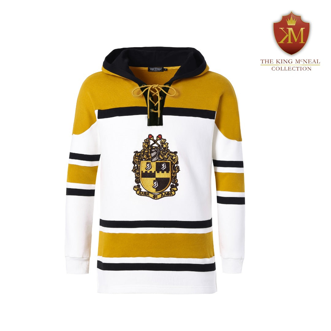 Alpha White Hockey Hoodie