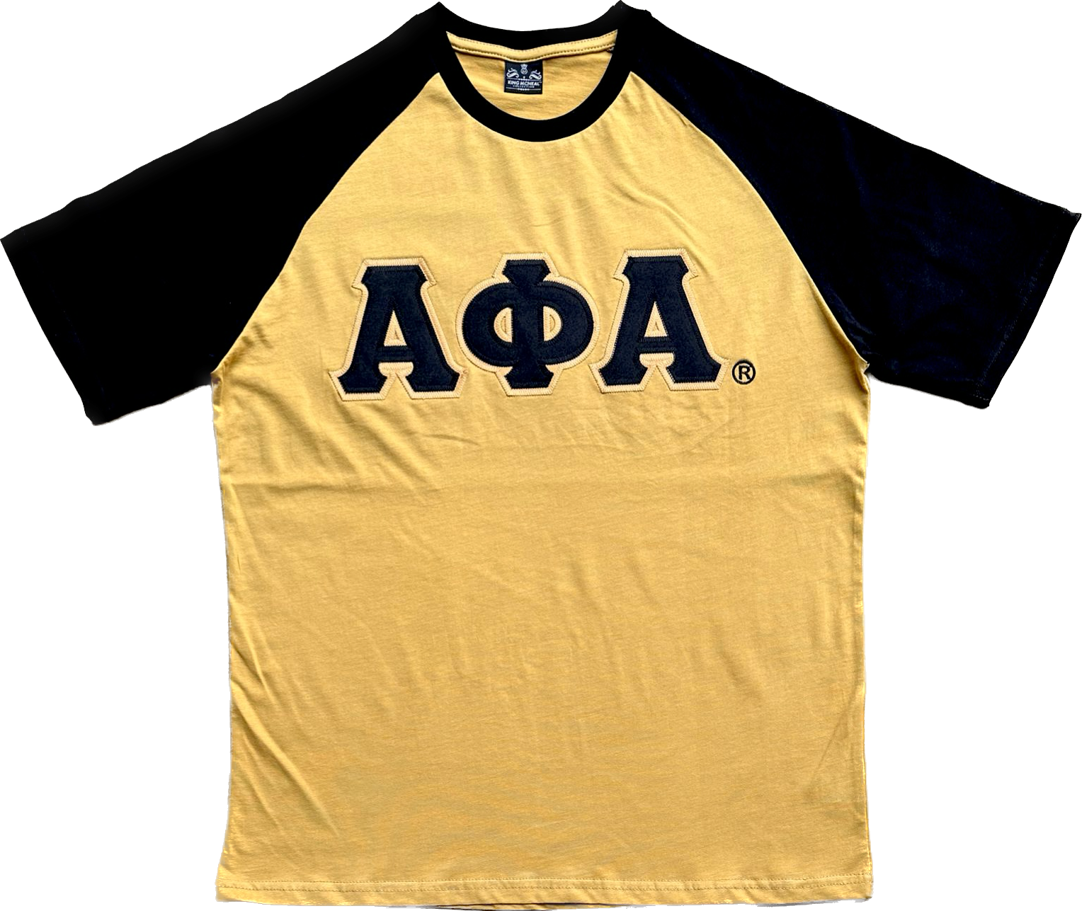 Premium Alpha Old Gold Raglan Tshirt