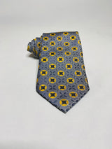 Grey with Black and Old Gold Alpha Inspired Tie