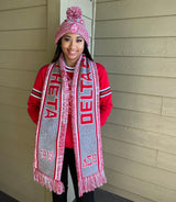 Delta Grey Scarf And Hat Set