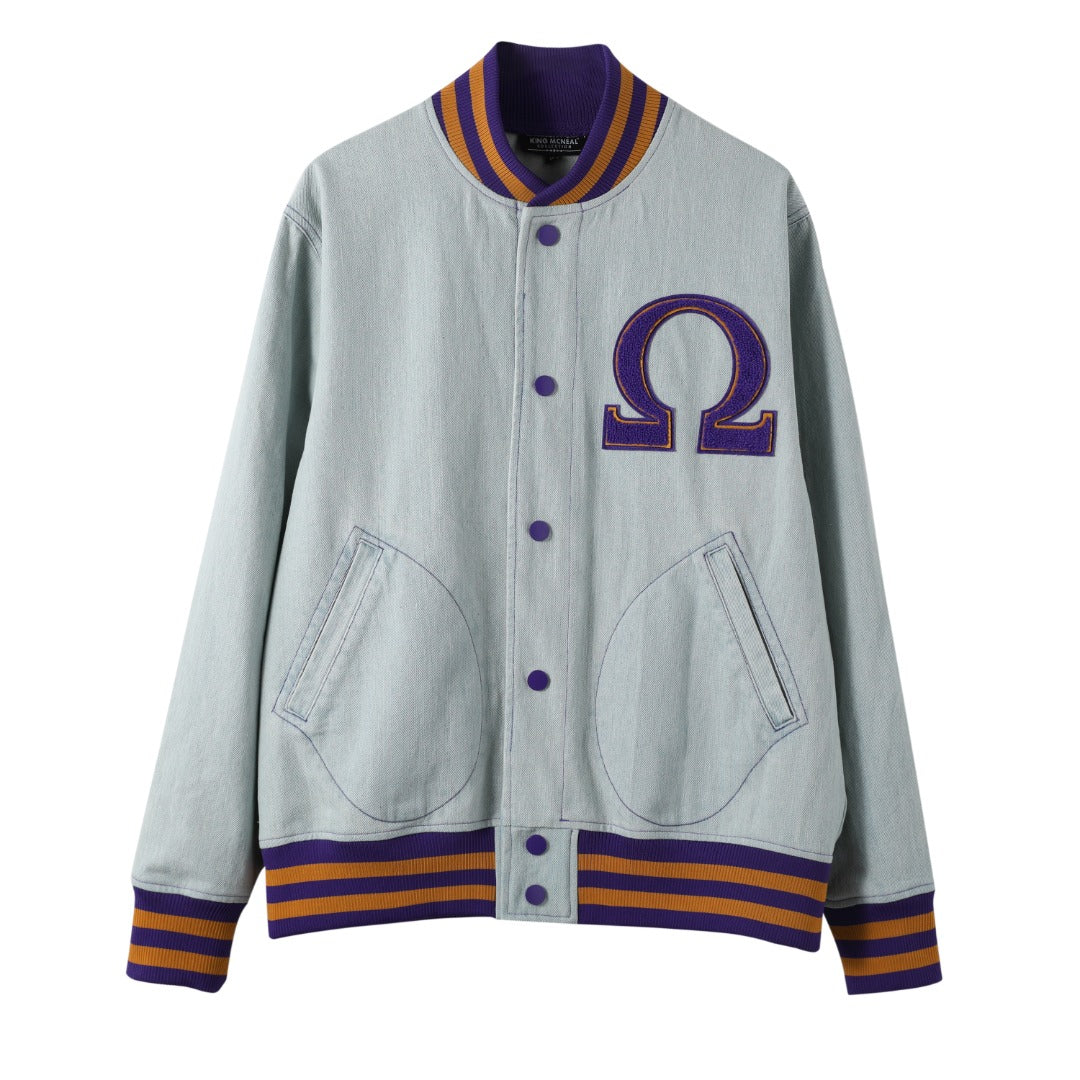 Omega Light Denim Chenille Jacket