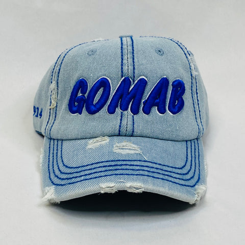 “GOMAB” Light Denim Phi Beta Sigma dad hat