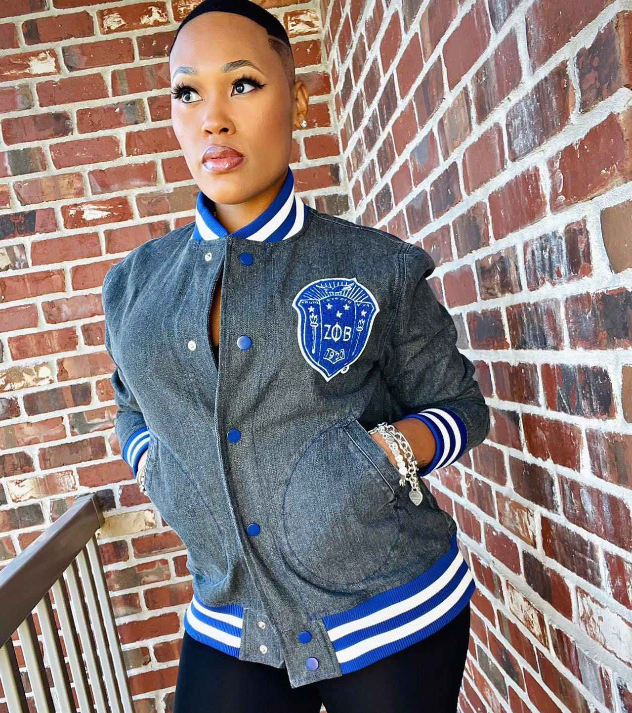 Blk dnm bomber jacket top