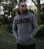 Alpha 1906 Chenille Black Denim Hoodie
