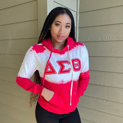 Delta Tie Dye Chenille Hoodie