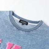AKA Denim Chenille Crewneck (Unisex Size)