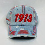 “1913” Delta Sigma Theta Light Denim Hat
