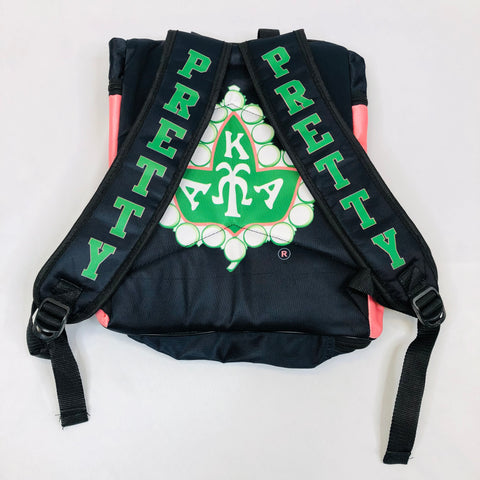 Alpha Kappa Alpha Black Backpack