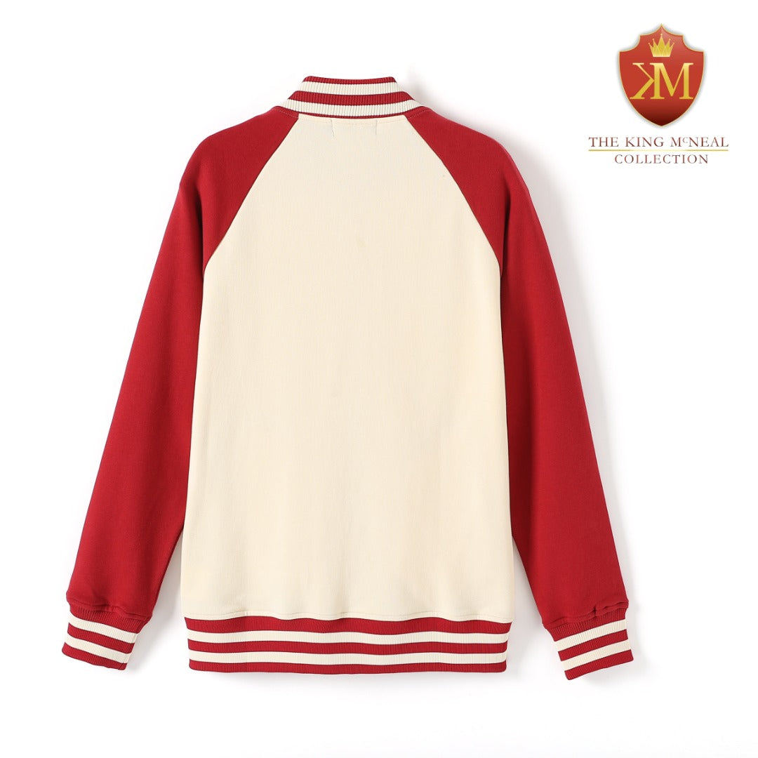 Kappa Kream Varsity Fleece Jacket