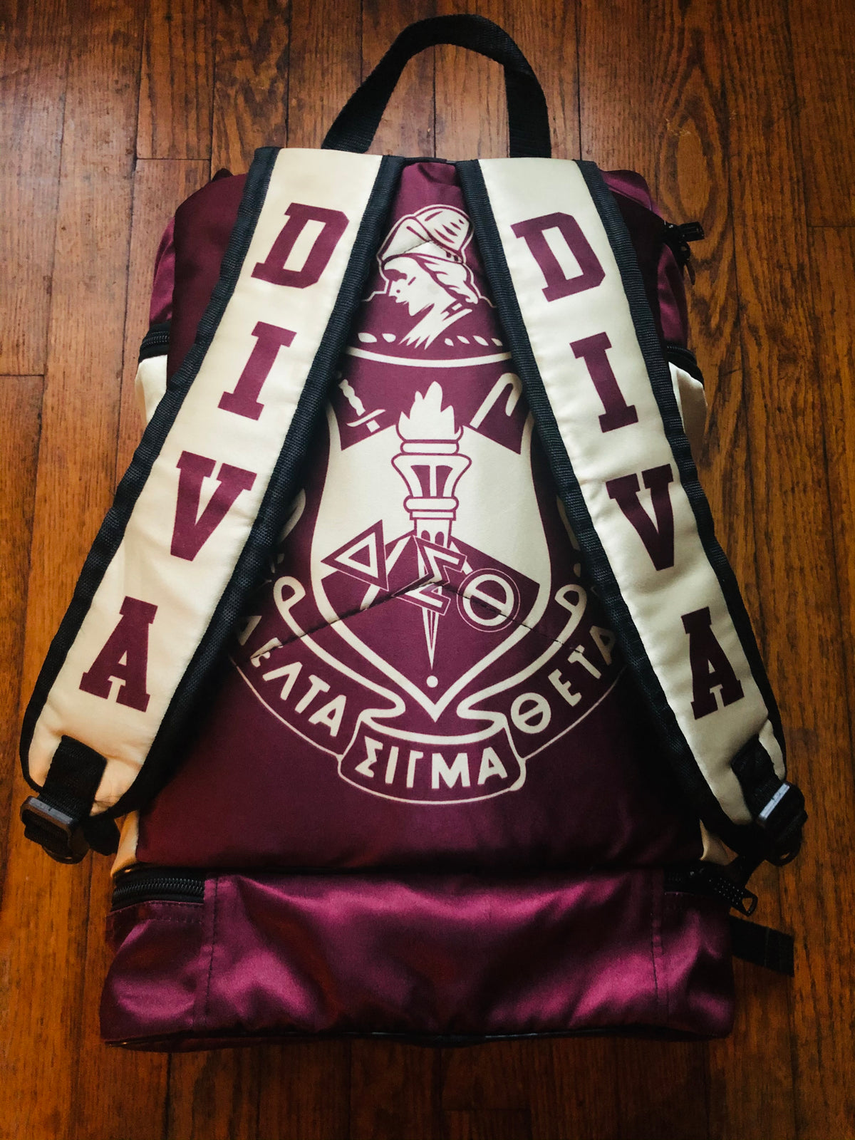 Delta Sigma Theta Crimson Backpack