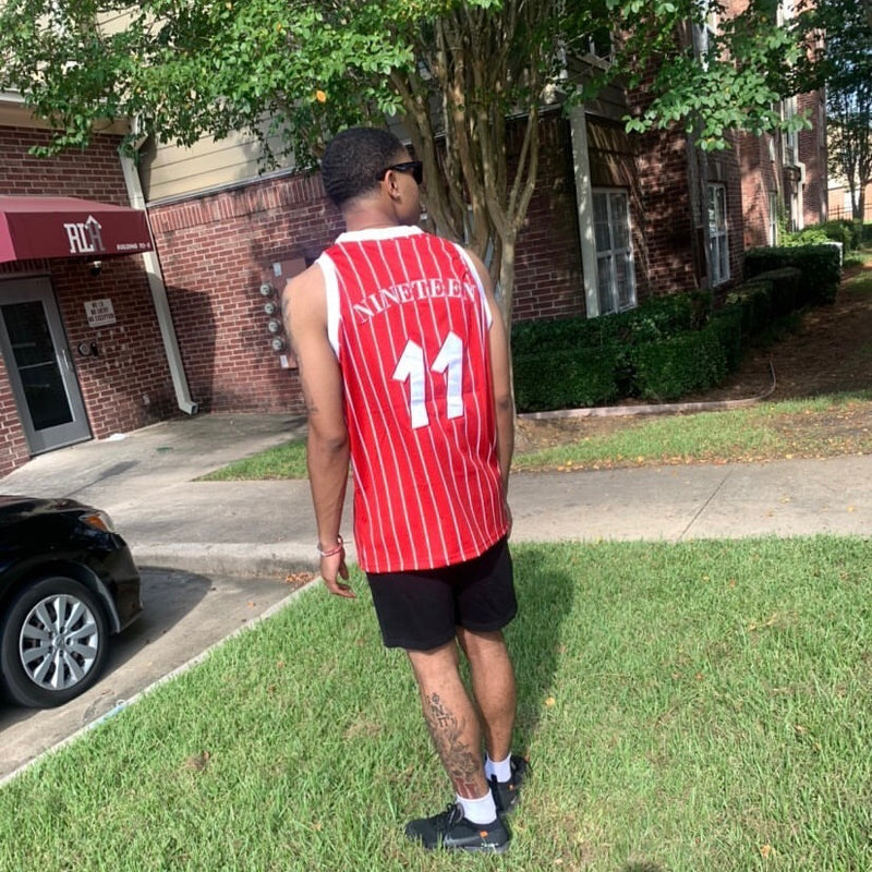 Kappa Pinstripe Basketball Jersey