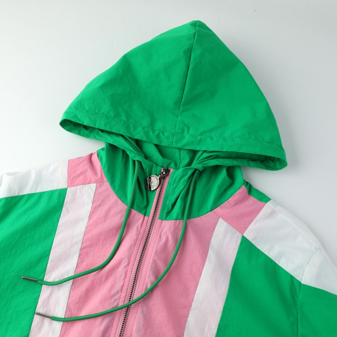 AKA Half Zip Windbreaker Jacket Read Description