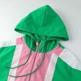 AKA Half Zip Windbreaker Jacket Read Description