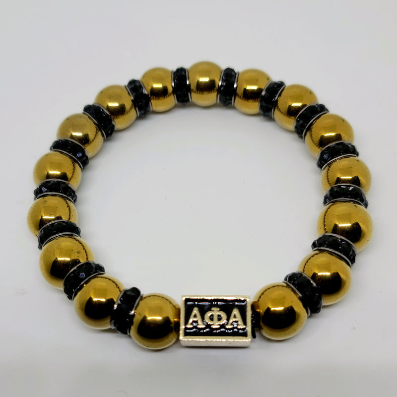 Alpha Gold Hematite bracelet