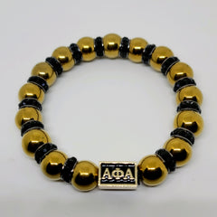 Alpha Gold Hematite bracelet