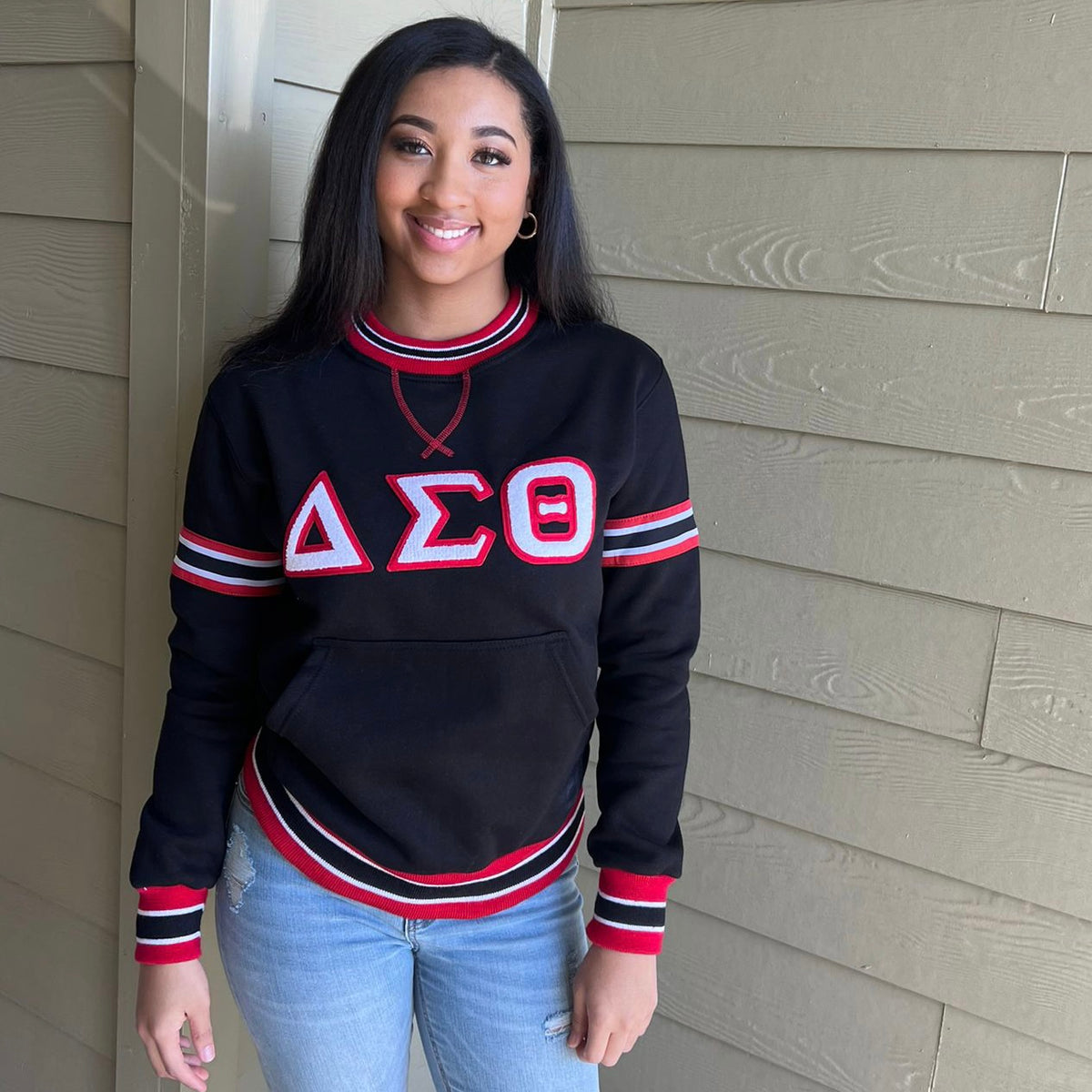 DST Black Chenille Crewneck (Unisex Size)