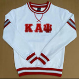 Kappa White Chenille Crewneck