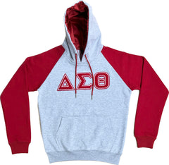 Grey Delta Sigma Theta Pocket Chenille Hoodie