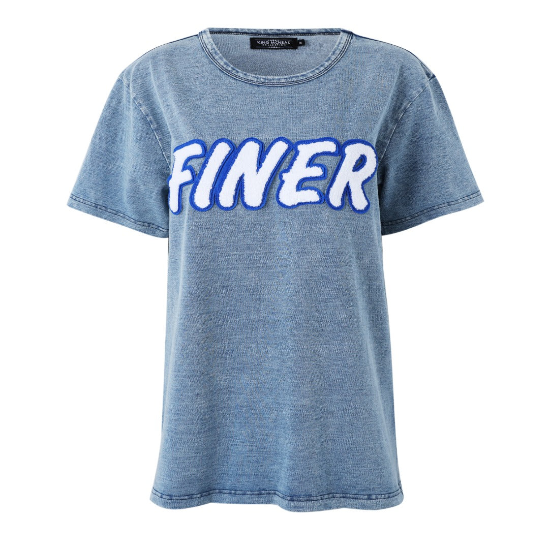 Finer Denim Cheniile Premium Shirt