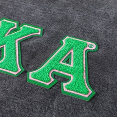 AKA Black Denim Chenille Crewneck (Unisex Size)