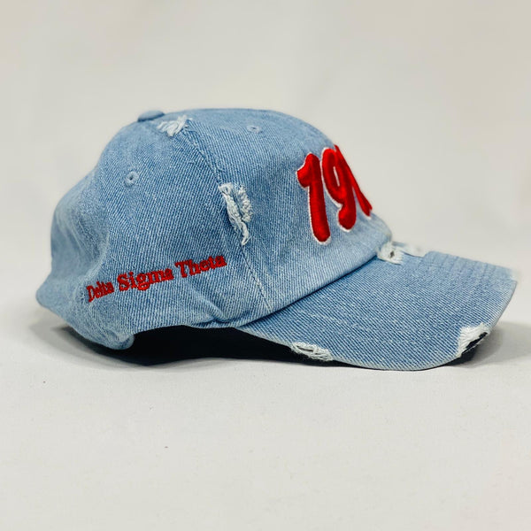 Delta Sigma Theta 1913 Light Denim Hat