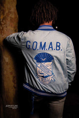 Blu jean Phi Beta Sigma Bomber Jacket